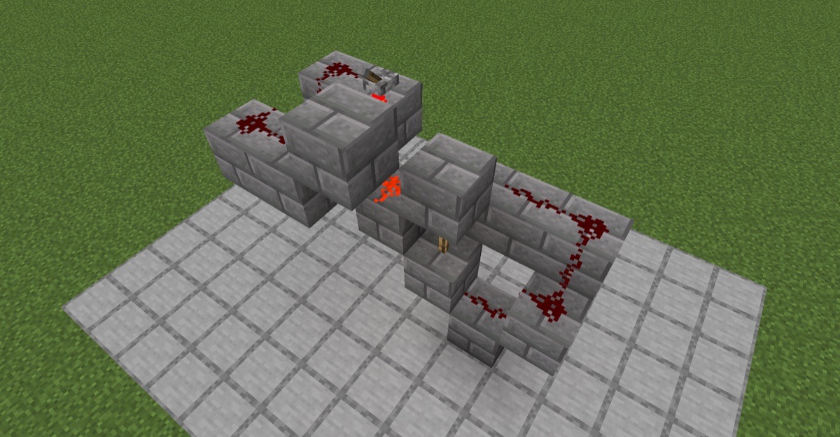 Control: the same world with levers placed at the port cells. This variant matches the spec.